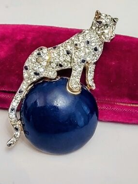 Carolee Panther Brooch